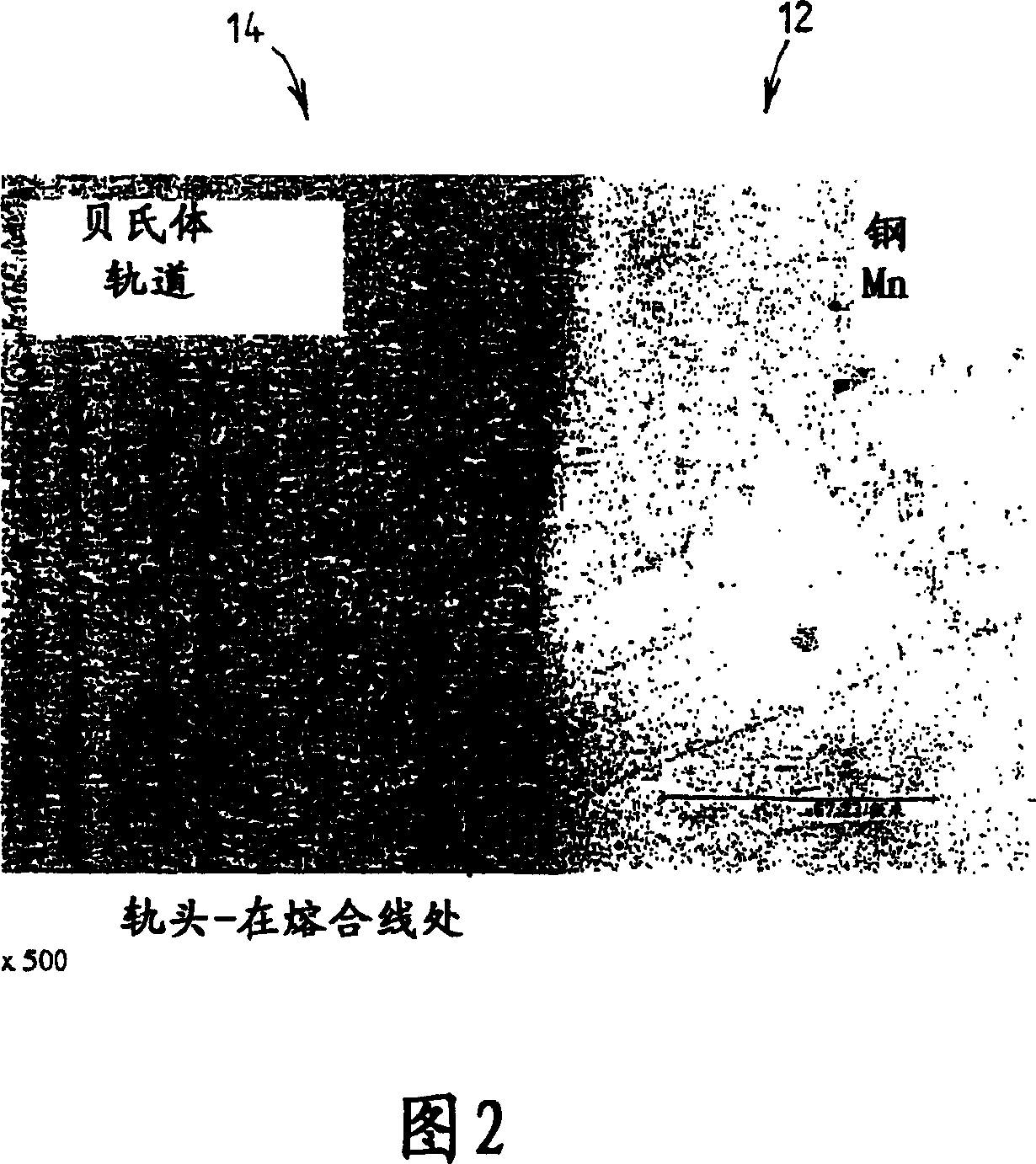 Welding of an element of a track unit and a rail section without adding any material