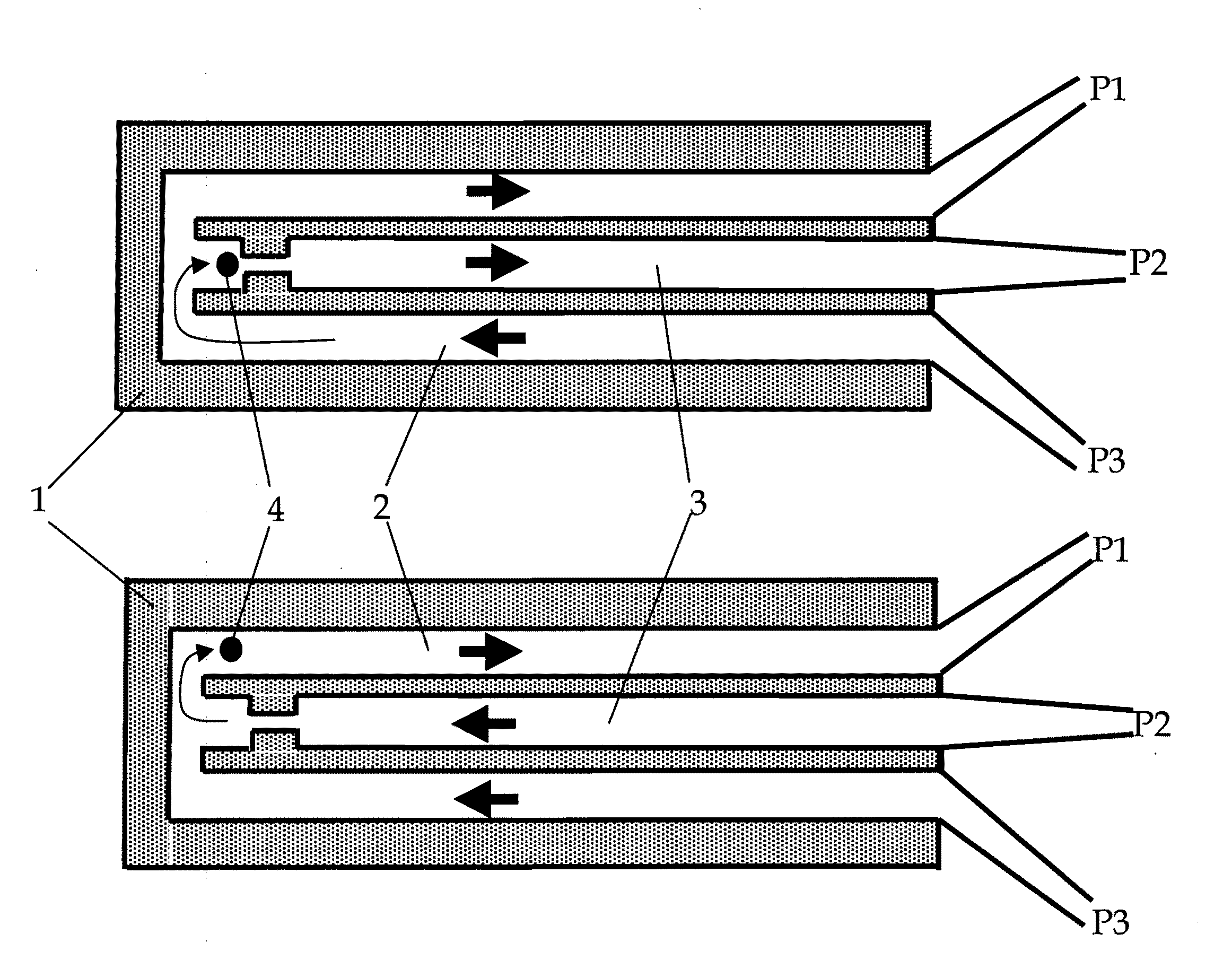 Method and apparatus for trapping single particles in microfluidic channels