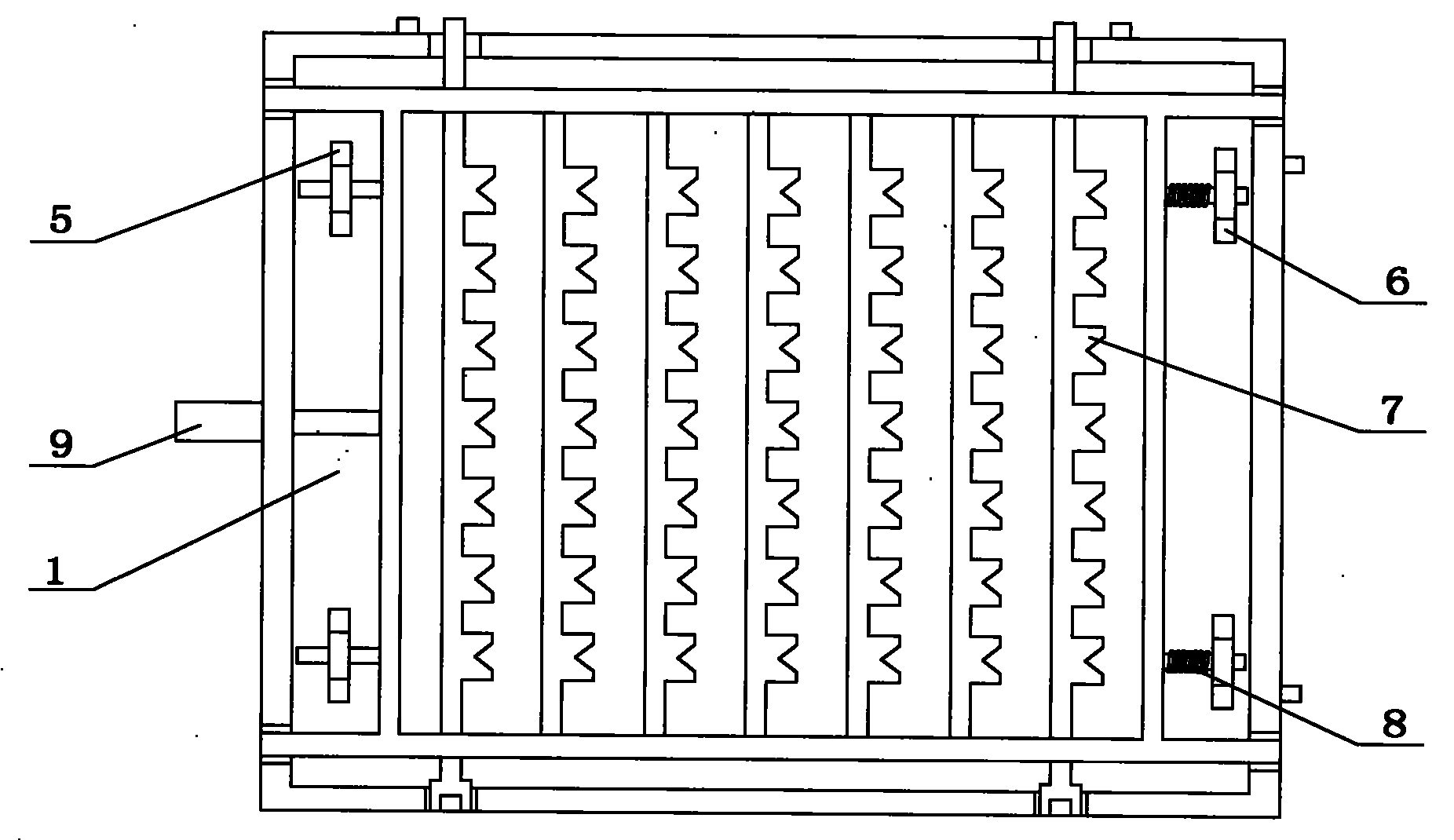 Hydraulic split block structure positioning clamp of free curve surface work pieces