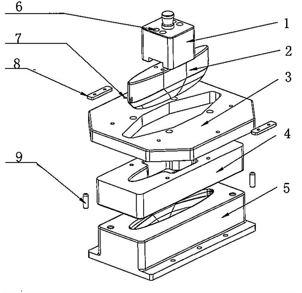 Forming mold for aircraft skin part