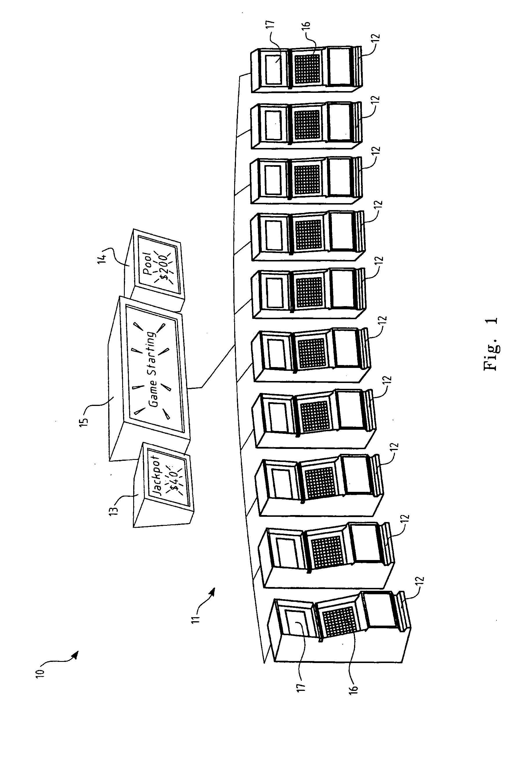 Linked jackpot controller