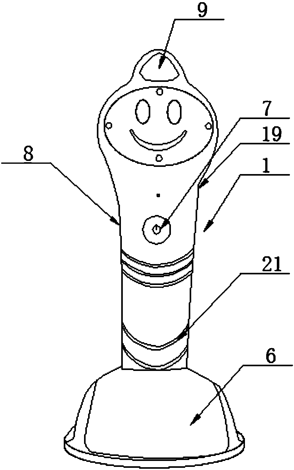 Novel point-and-read pen with shake resisting and anti-drop performance