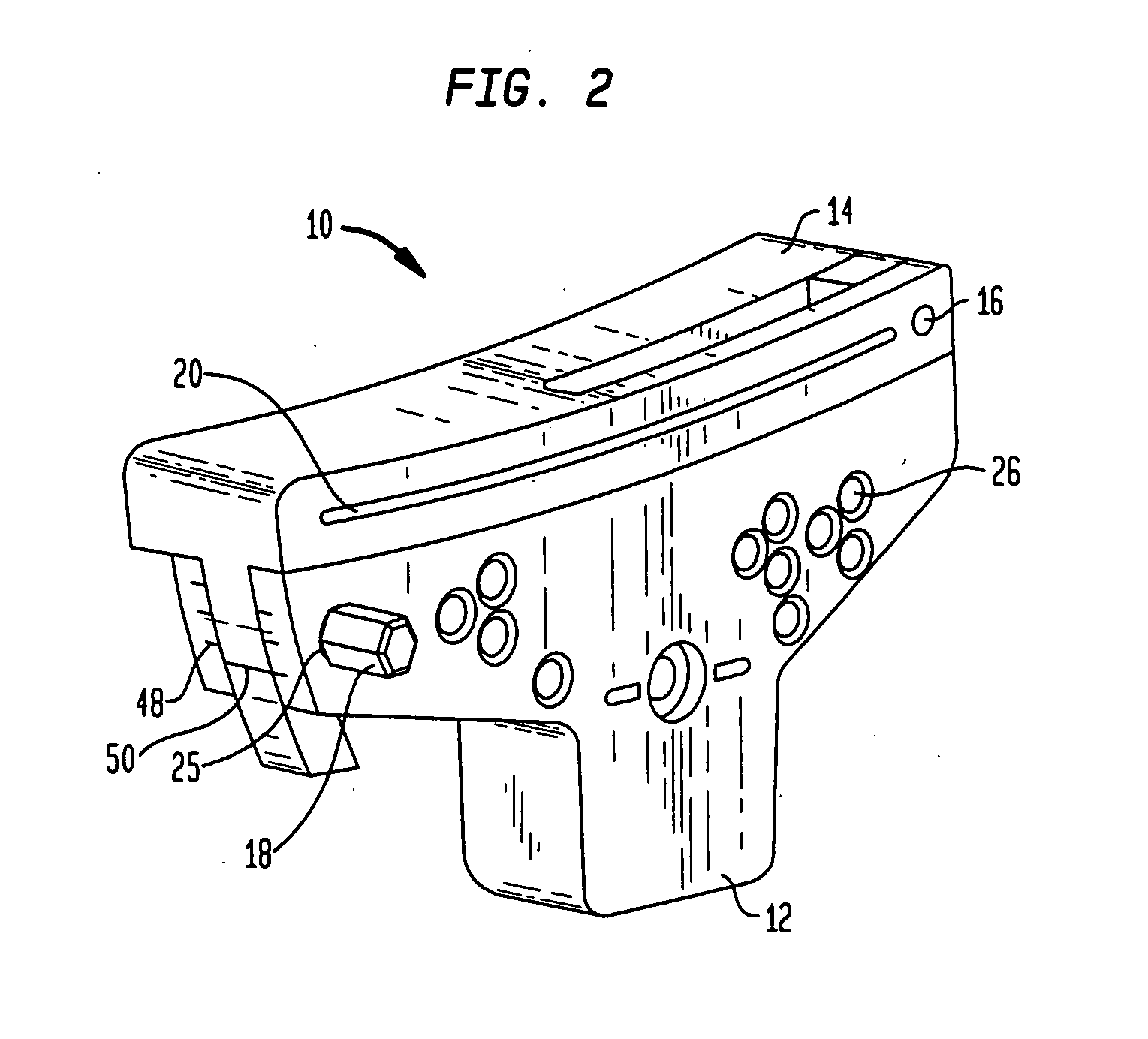 Variable angle cutting block