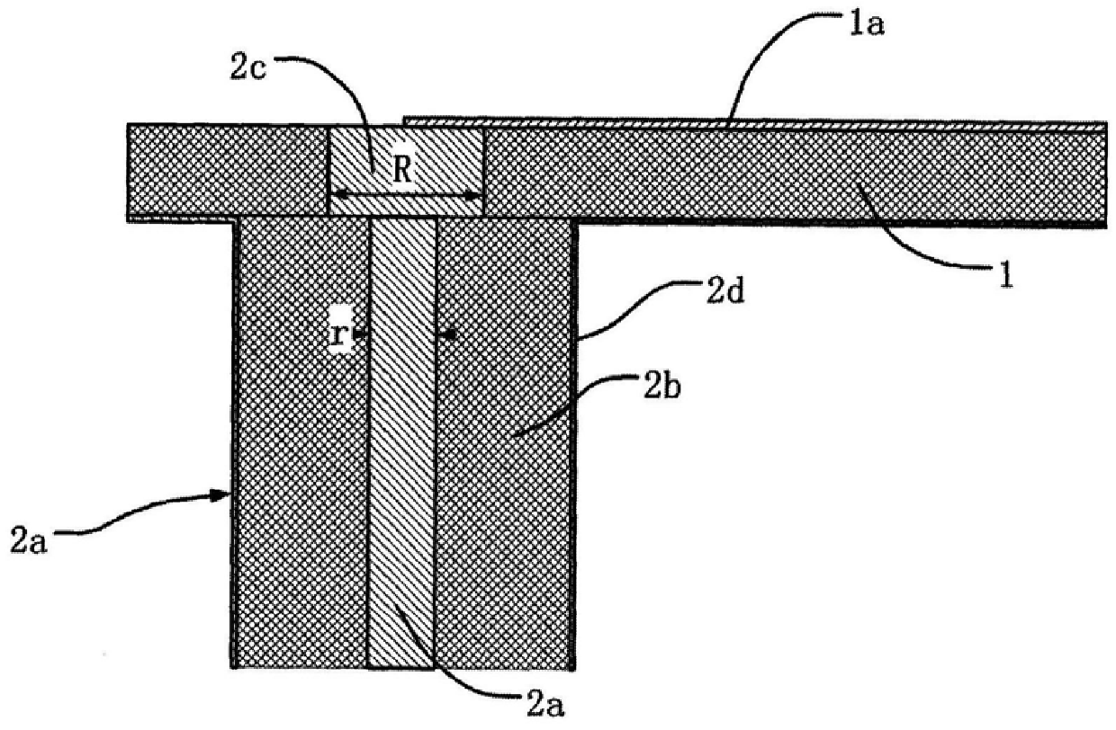 A Microstrip-Coaxial Vertical Transition Structure