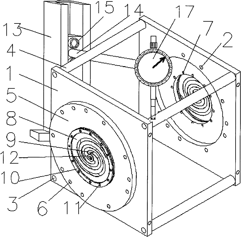 Test device for stiffness of flexible spring