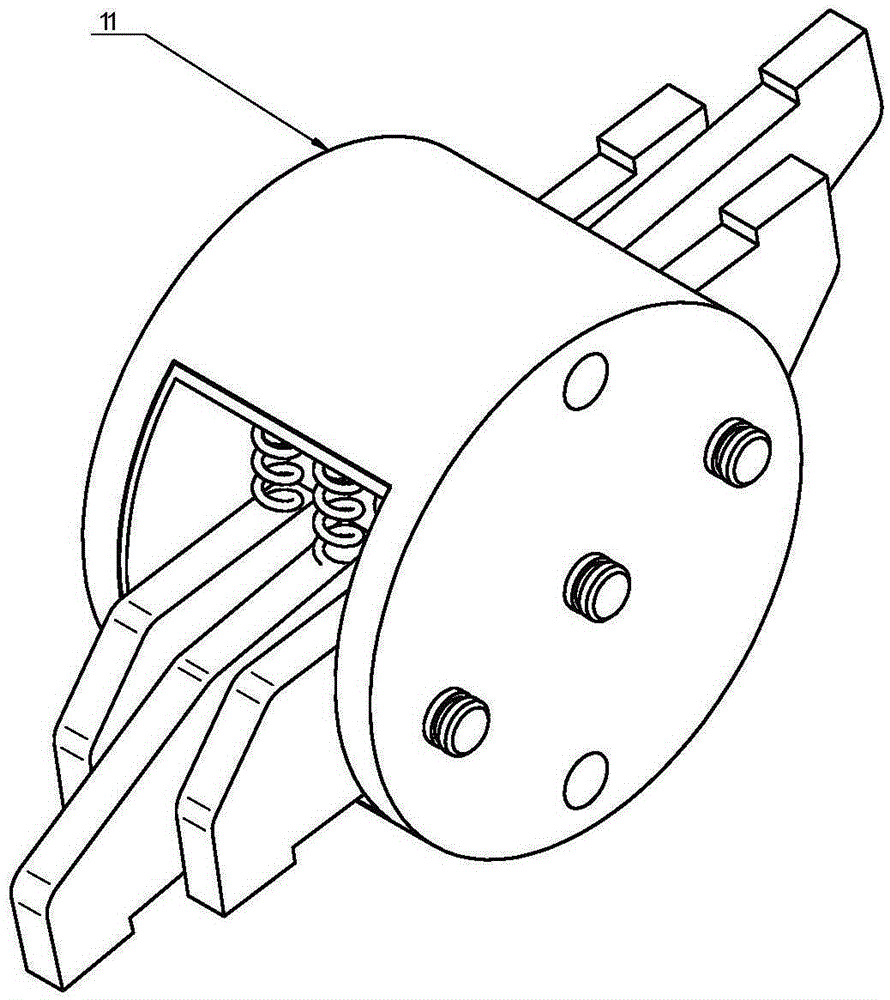 Double-breakpoint moving contact apparatus