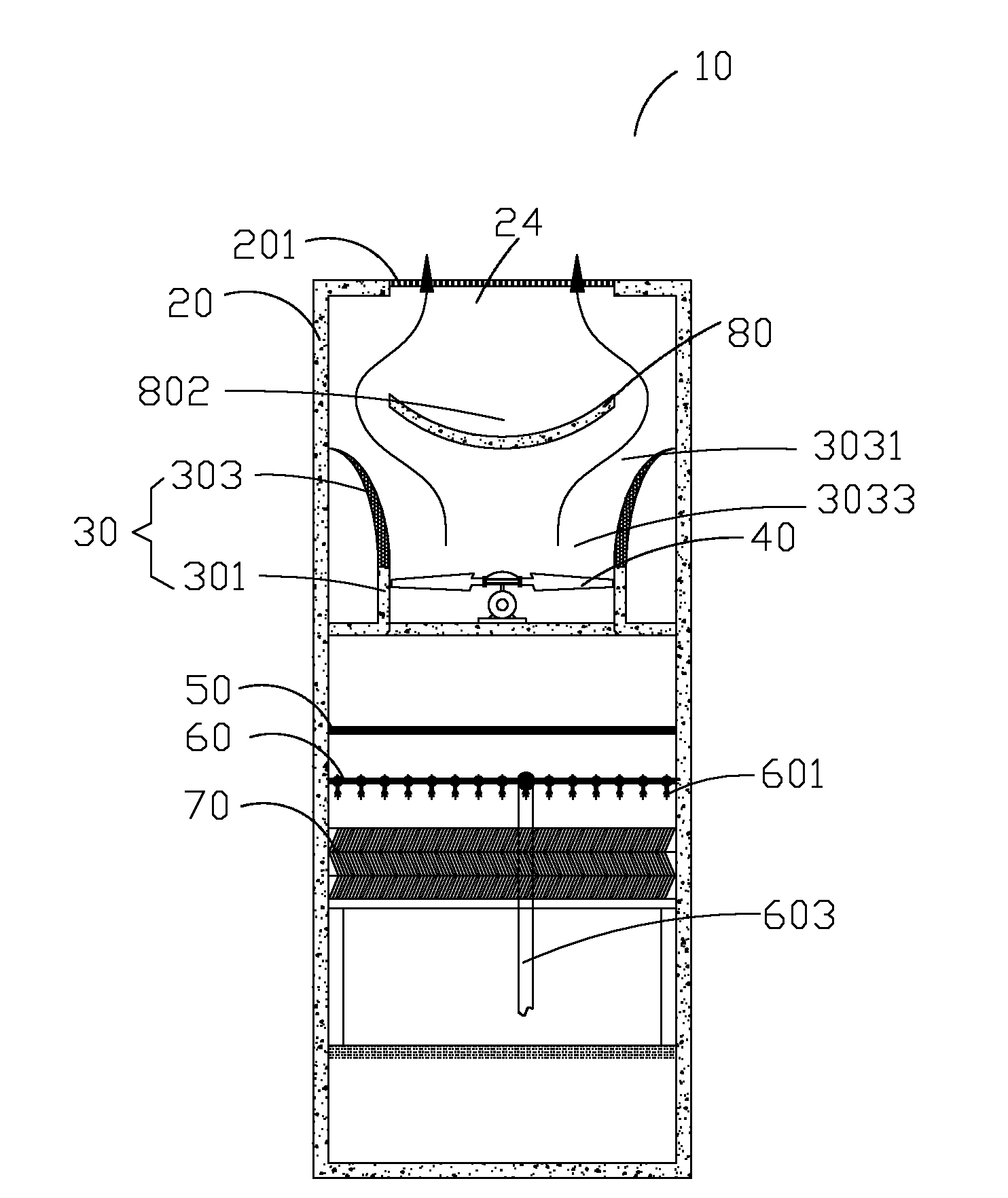 Nuclear grade cooling tower