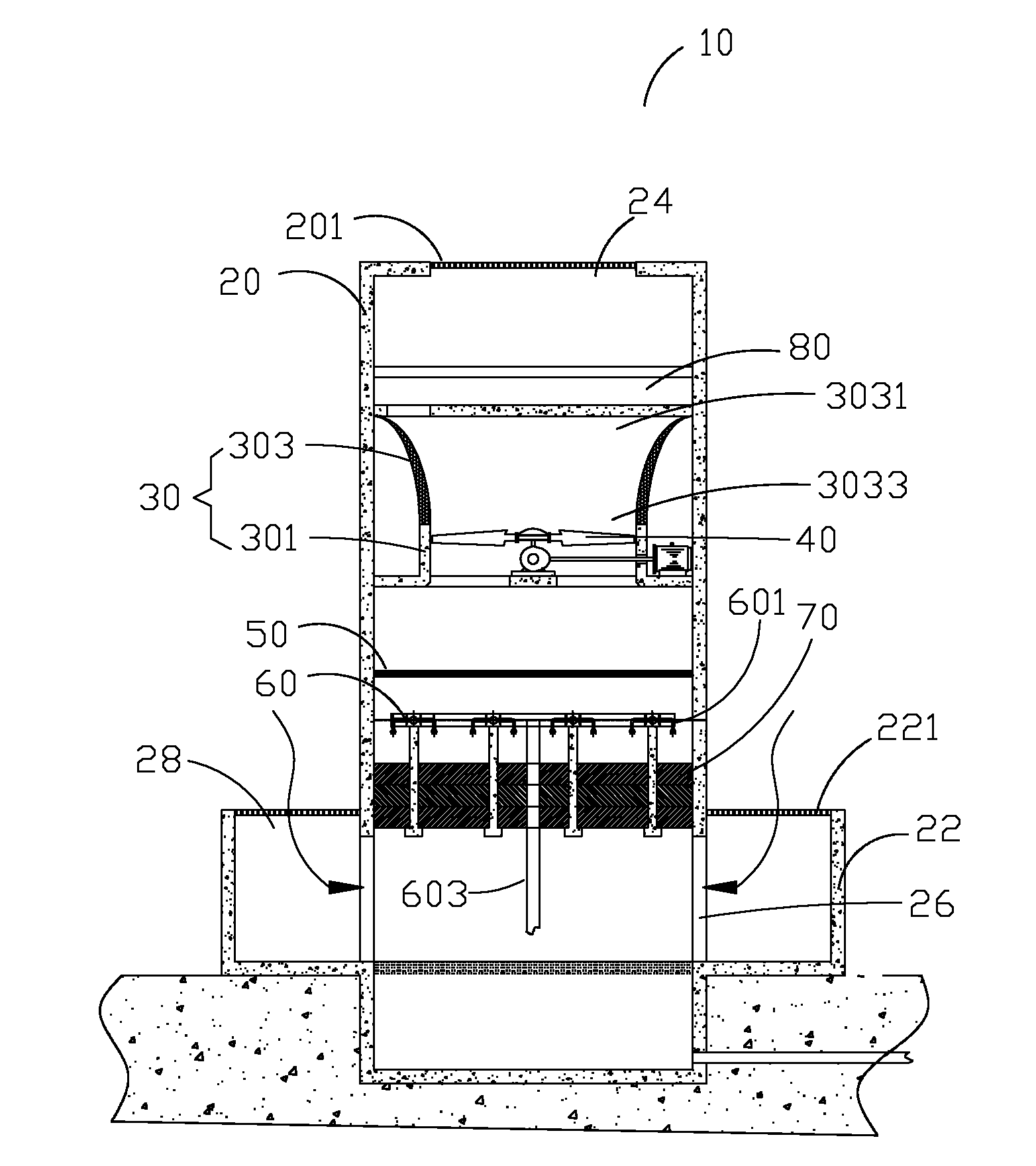 Nuclear grade cooling tower