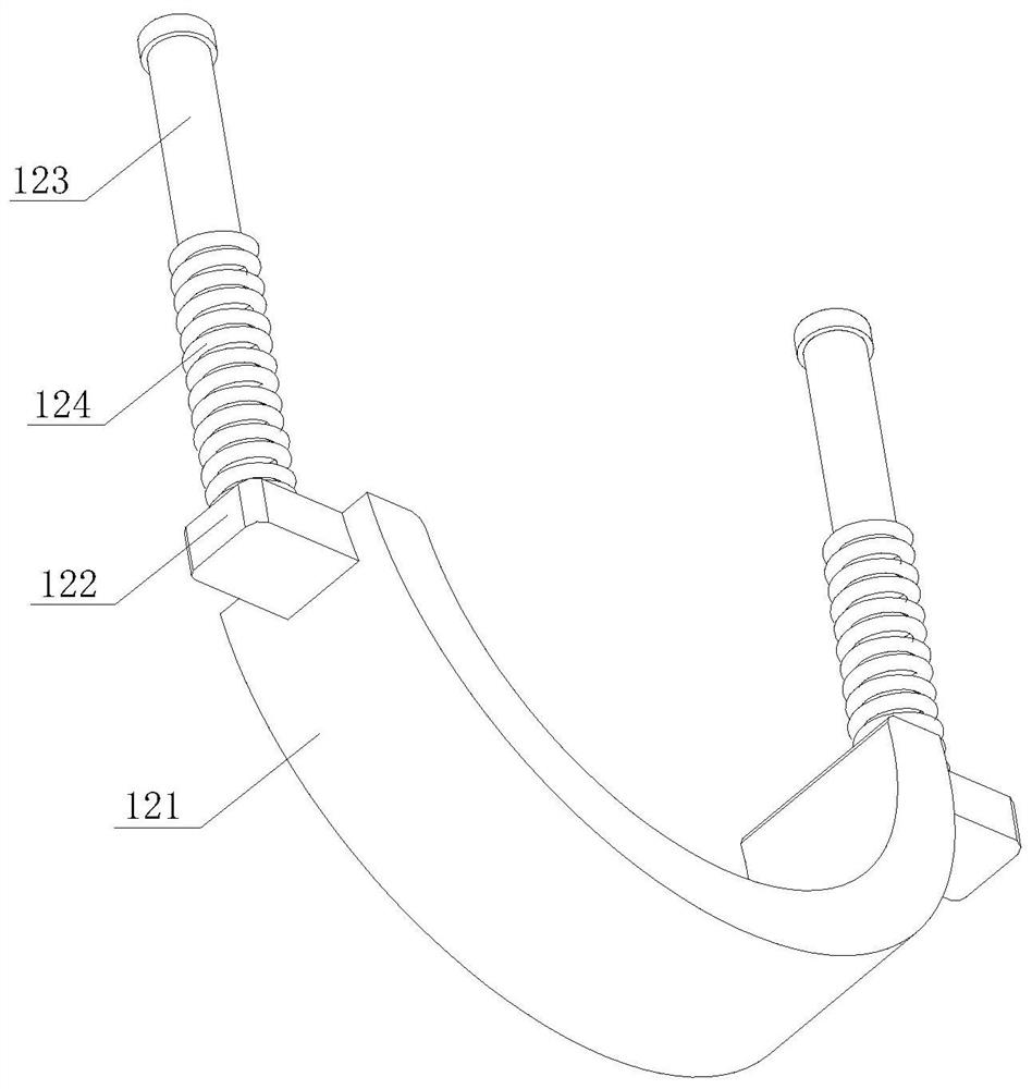 Planting auxiliary mechanism with built-in grafting structure for crabapple stem grafting