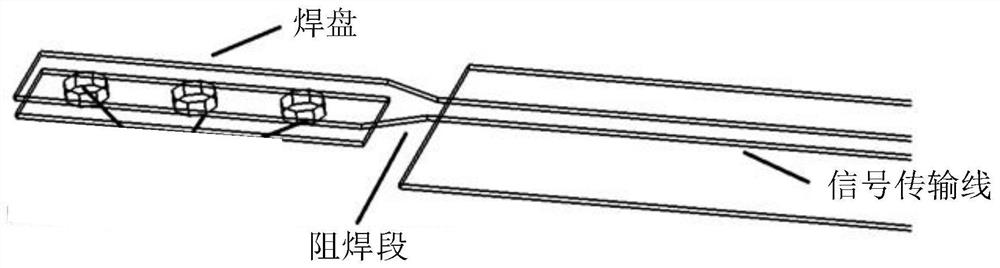 A flexible circuit board and corresponding optical module