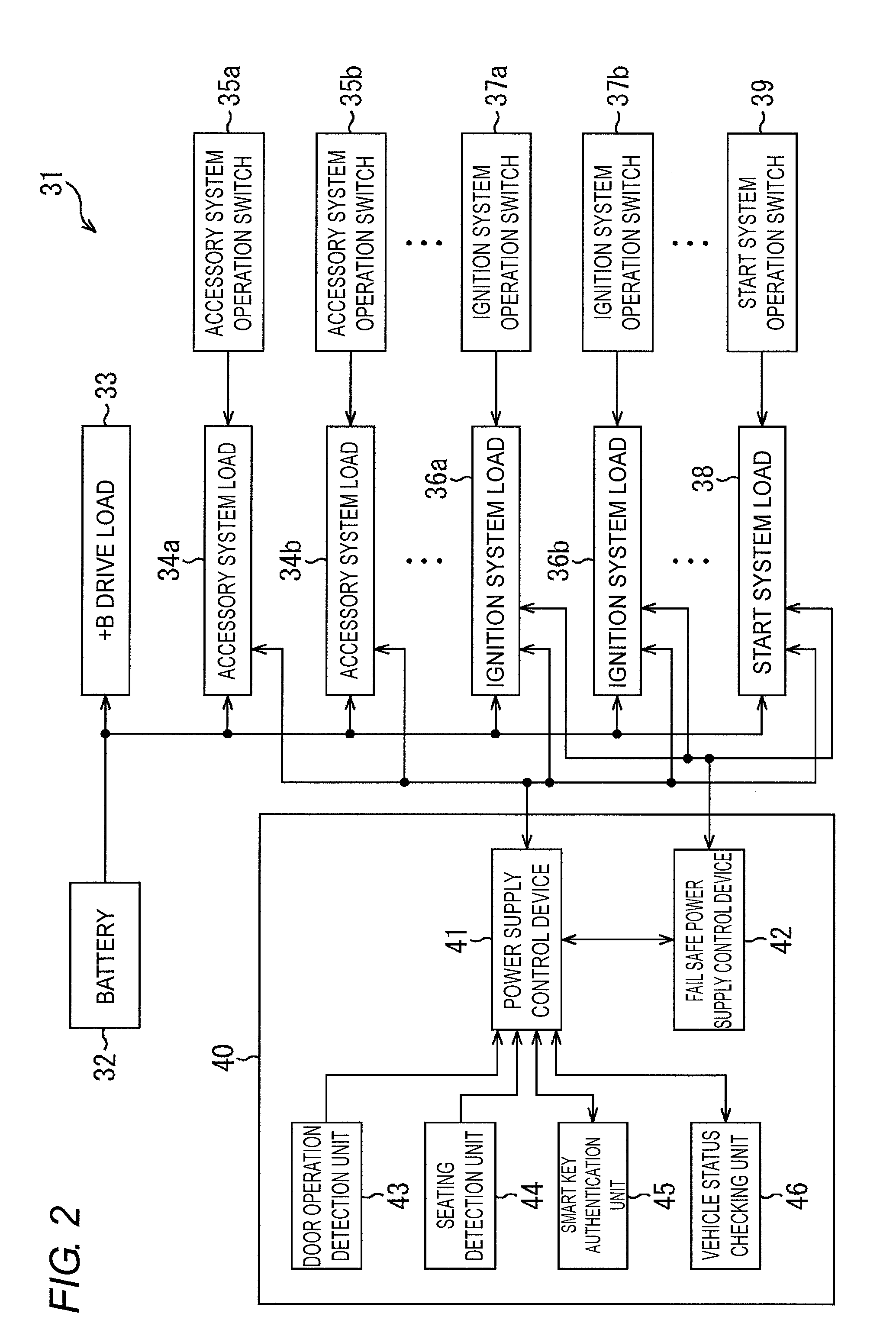 Vehicle power supply system