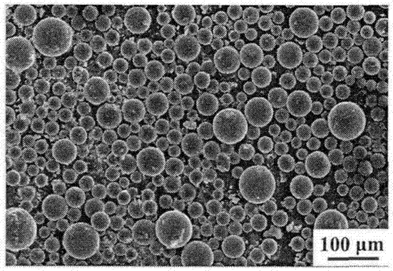 Preparing method and application of high purity and density spherical titanium zirconium alloy powder