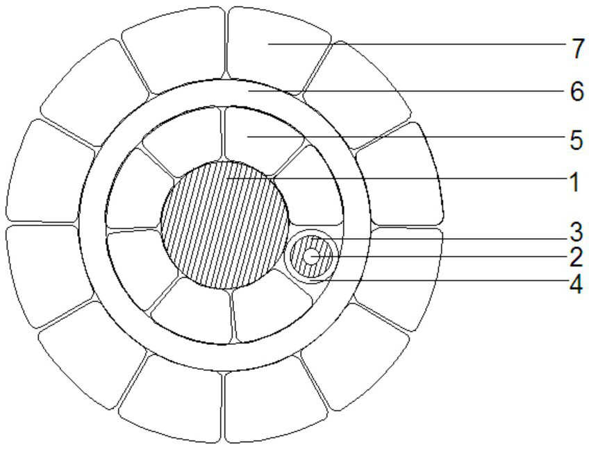 Carbon fiber overhead conductor with optical fiber communication function