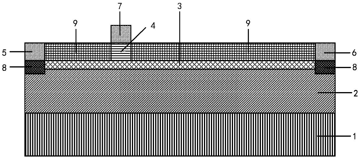 Normally-off field effect transistor and preparation method thereof