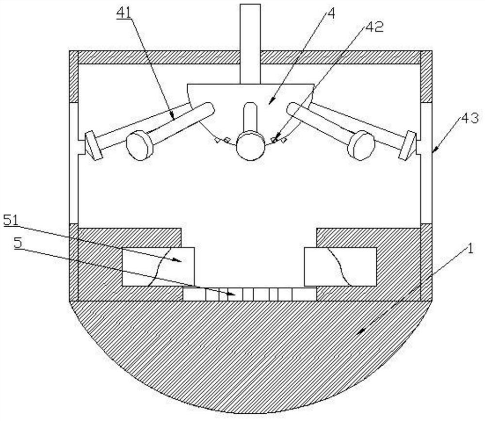 Reciprocating type multilayer motor-driven plate grinding device