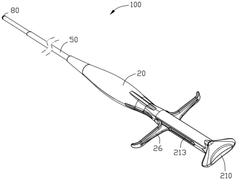 Wire taking-out device