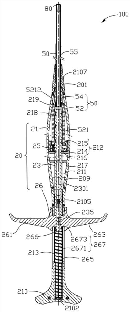 Wire taking-out device