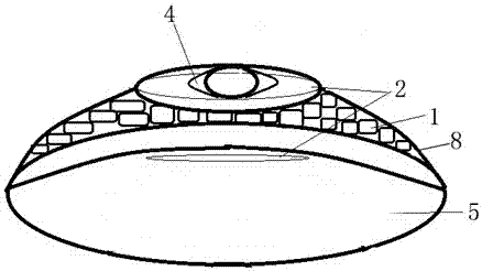 Integrated smart device with automatic dust catching function and working method thereof