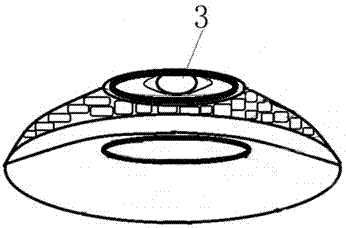 Integrated smart device with automatic dust catching function and working method thereof