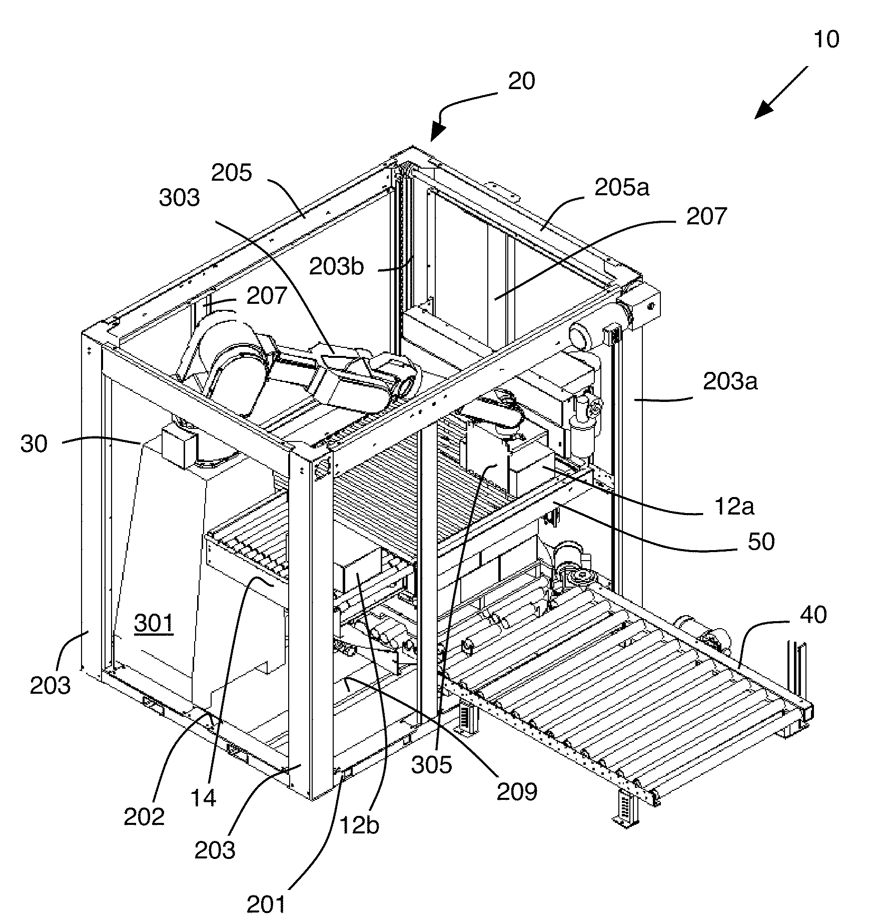 Hybrid palletizer