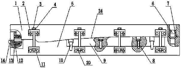 Manufacturing die of unmanned aerial vehicle blade