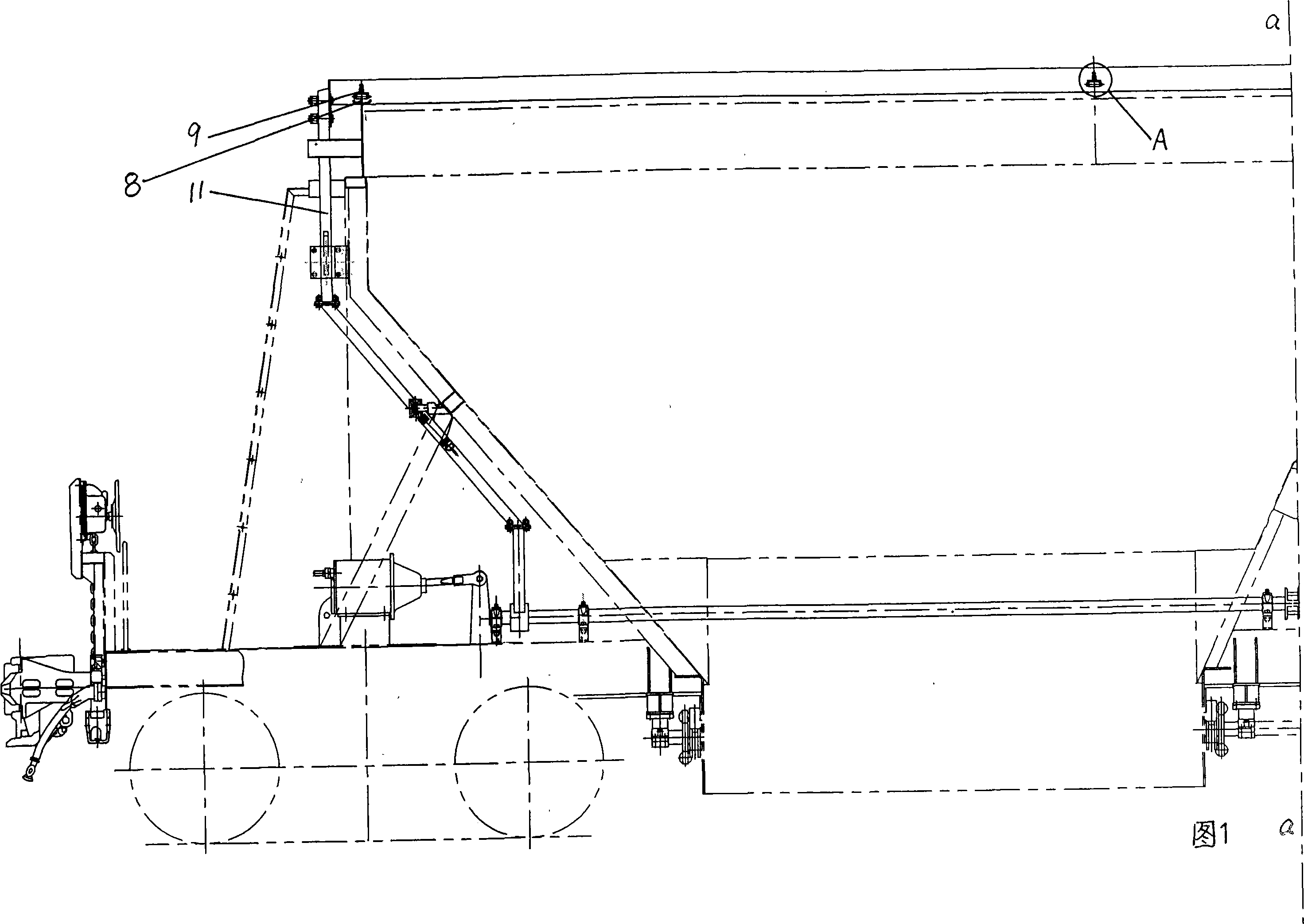 Removable top cover for railway open hopper wagon