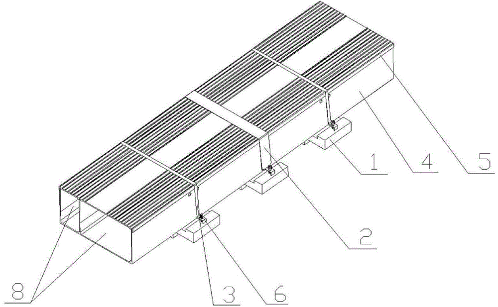 Cable duct box device for rail transportation