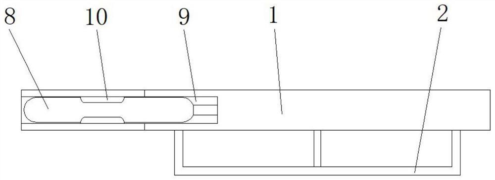 Avian influenza virus H7 antibody detection card with sealing protection structure