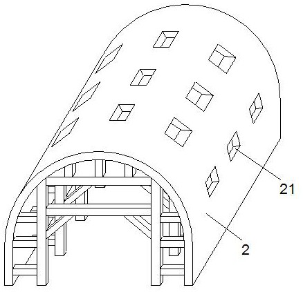 A system and detection method for detecting the height of tunnel secondary lining fabric based on thermal imaging