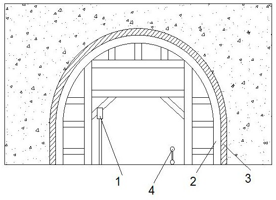 A system and detection method for detecting the height of tunnel secondary lining fabric based on thermal imaging