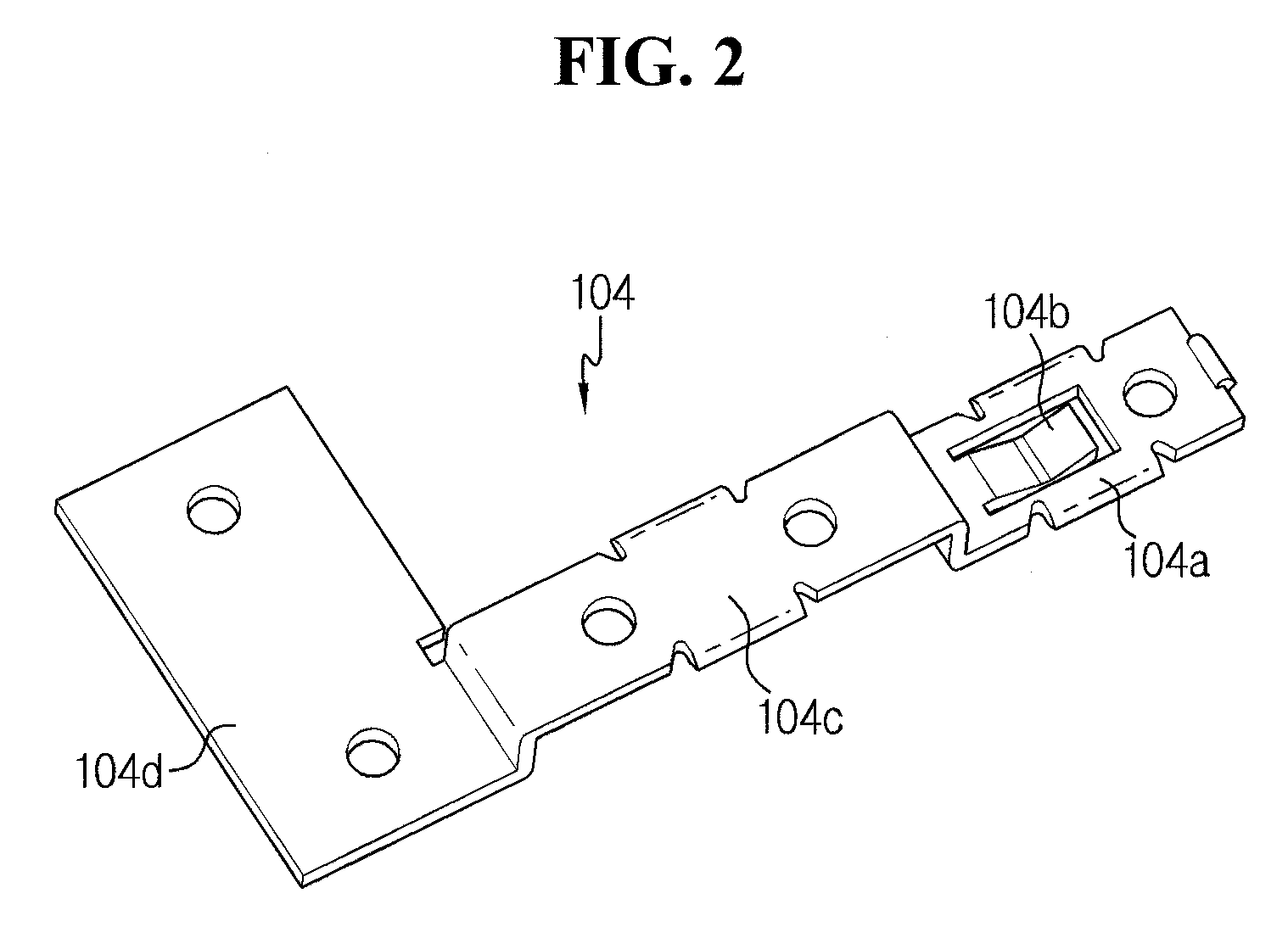 Connecting block improved in crosstalk-characteristics