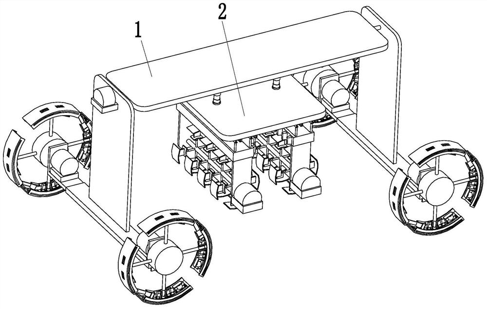 A greenhouse vegetable planting equipment and its automatic planting process