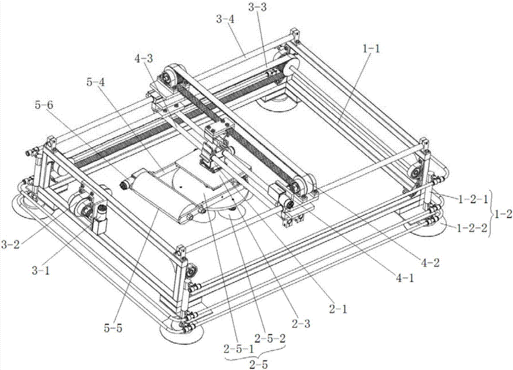 Curtain wall cleaning robot control system and method controlled by microcontroller