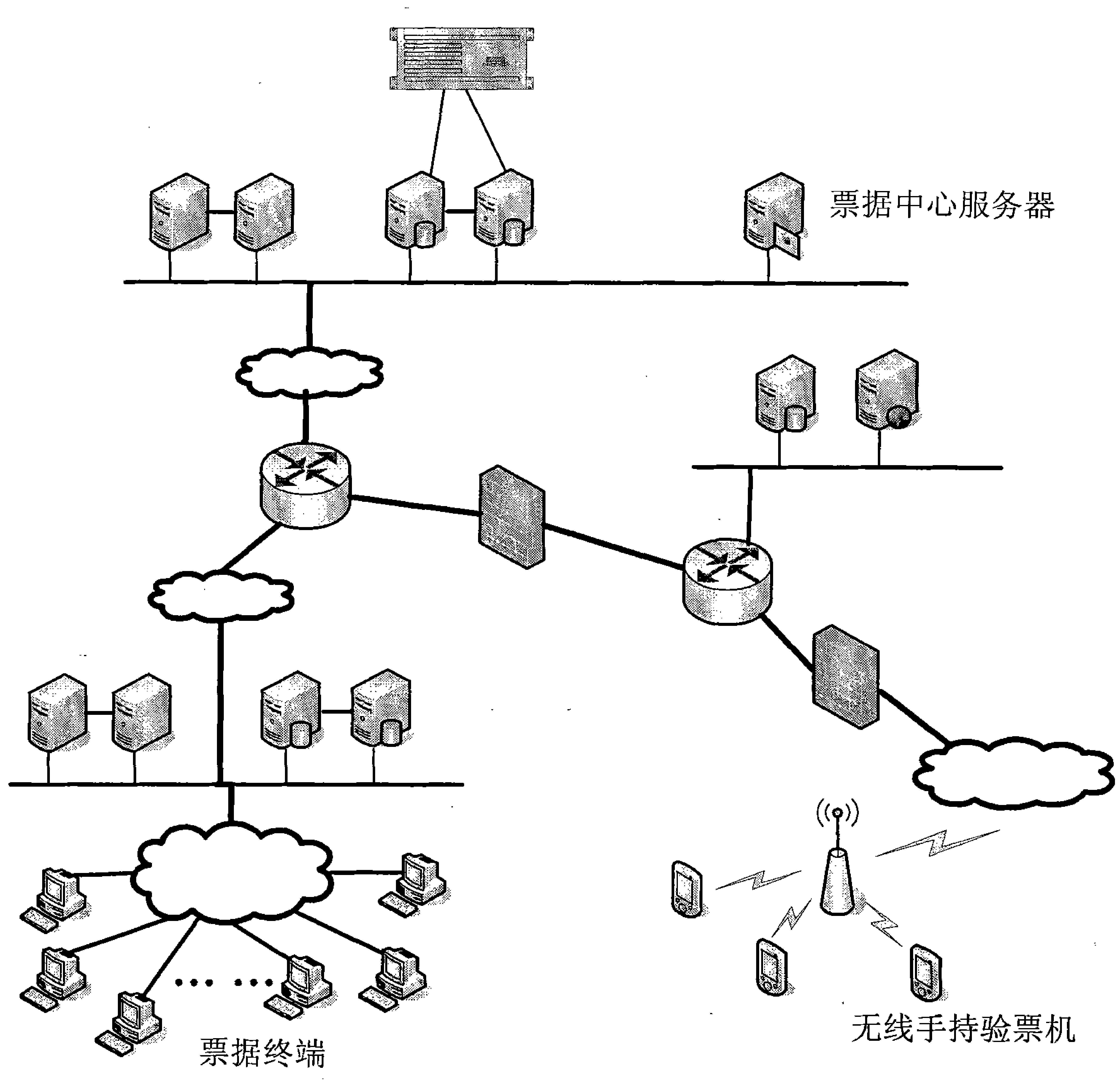 Safe networking monitoring and supervising method for coal sales