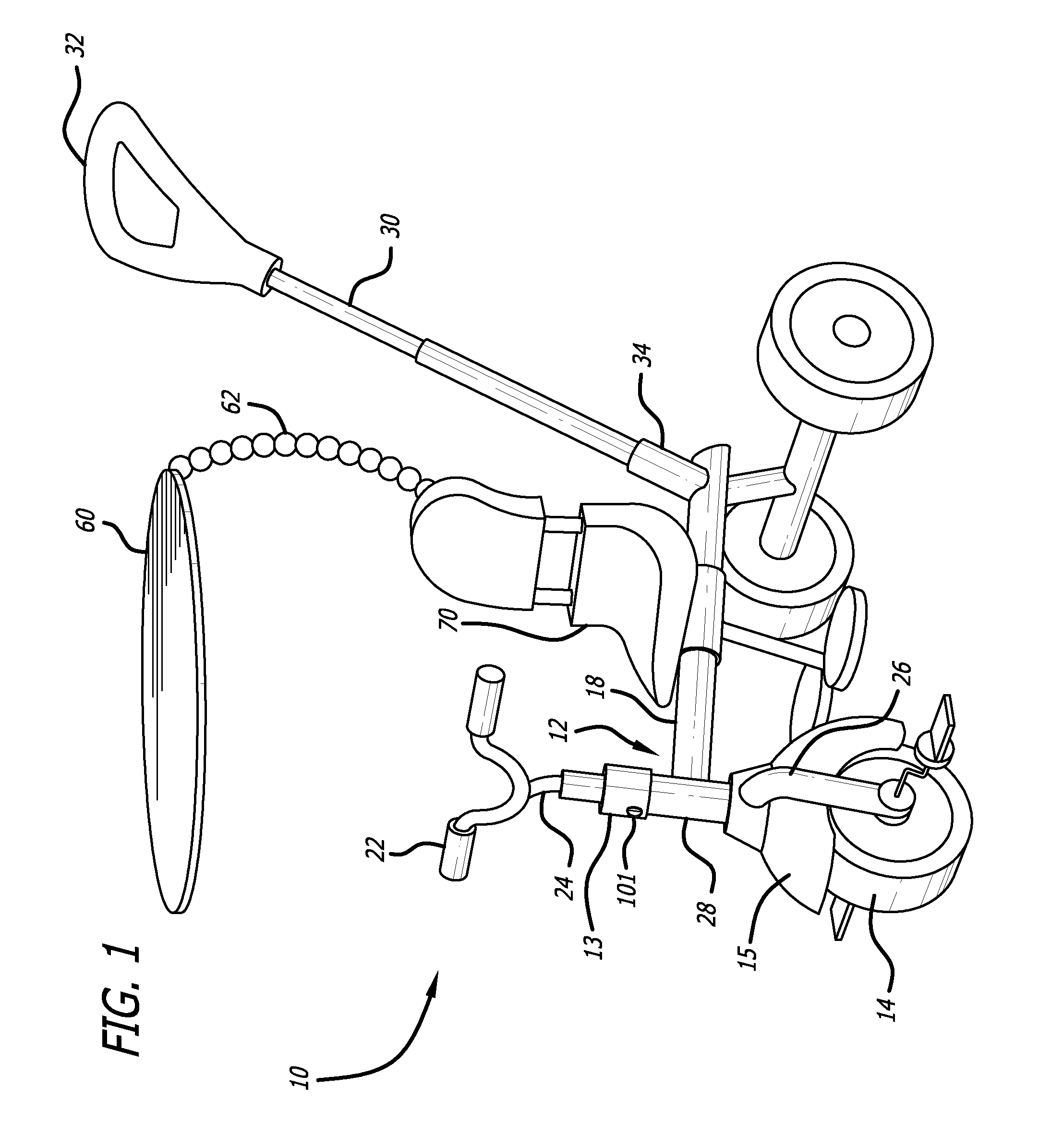 Parent steerable tricycle with internal steering limiter