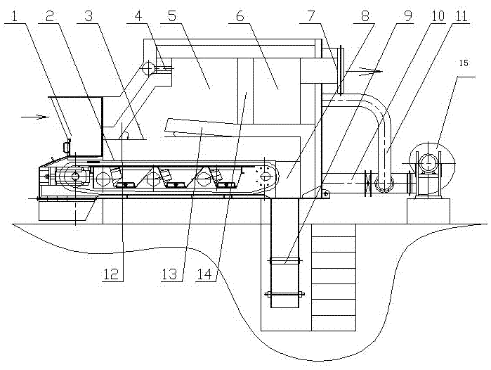 Integrated device for producing carbon continuously and utilizing hot blast by utilizing biomass fuels