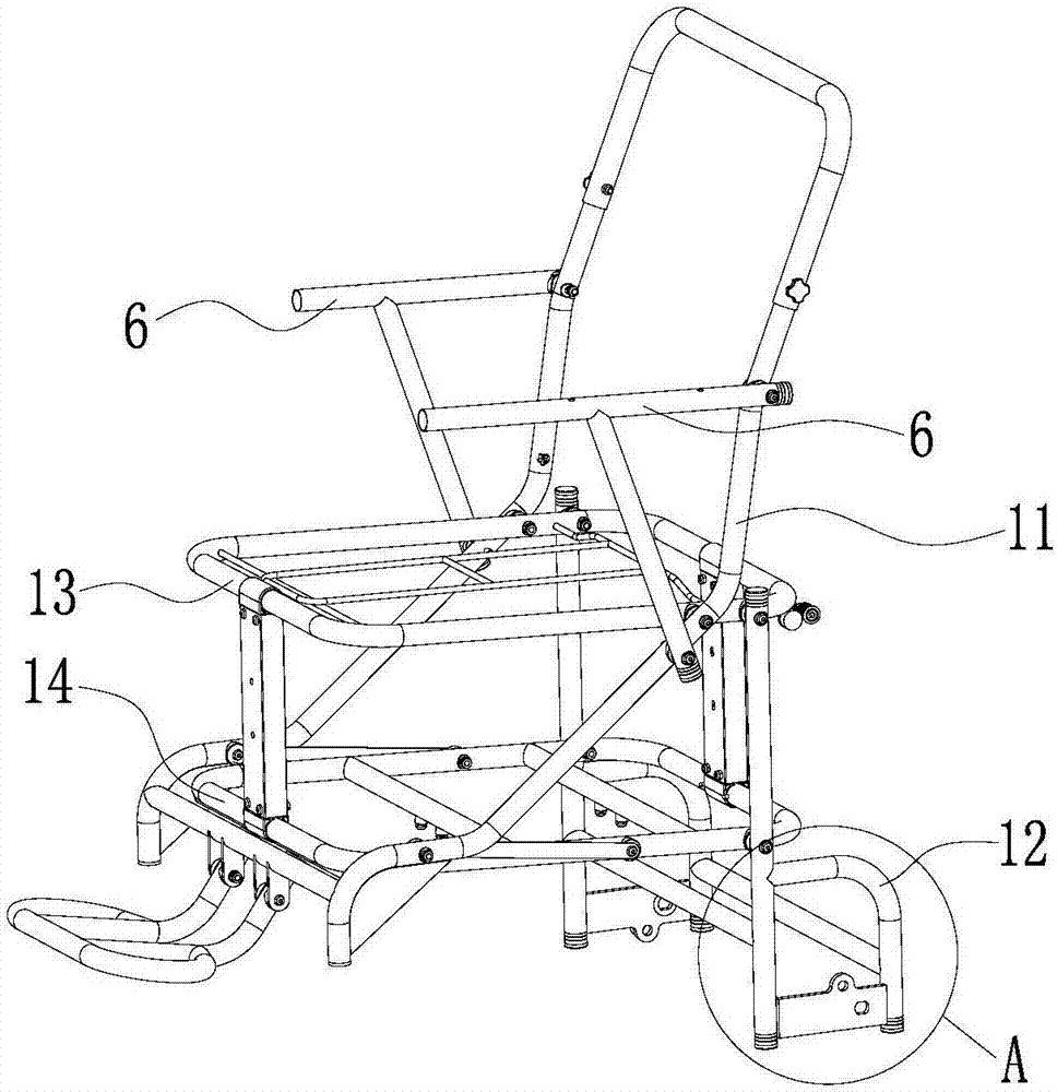 Walking-aid wheelchair