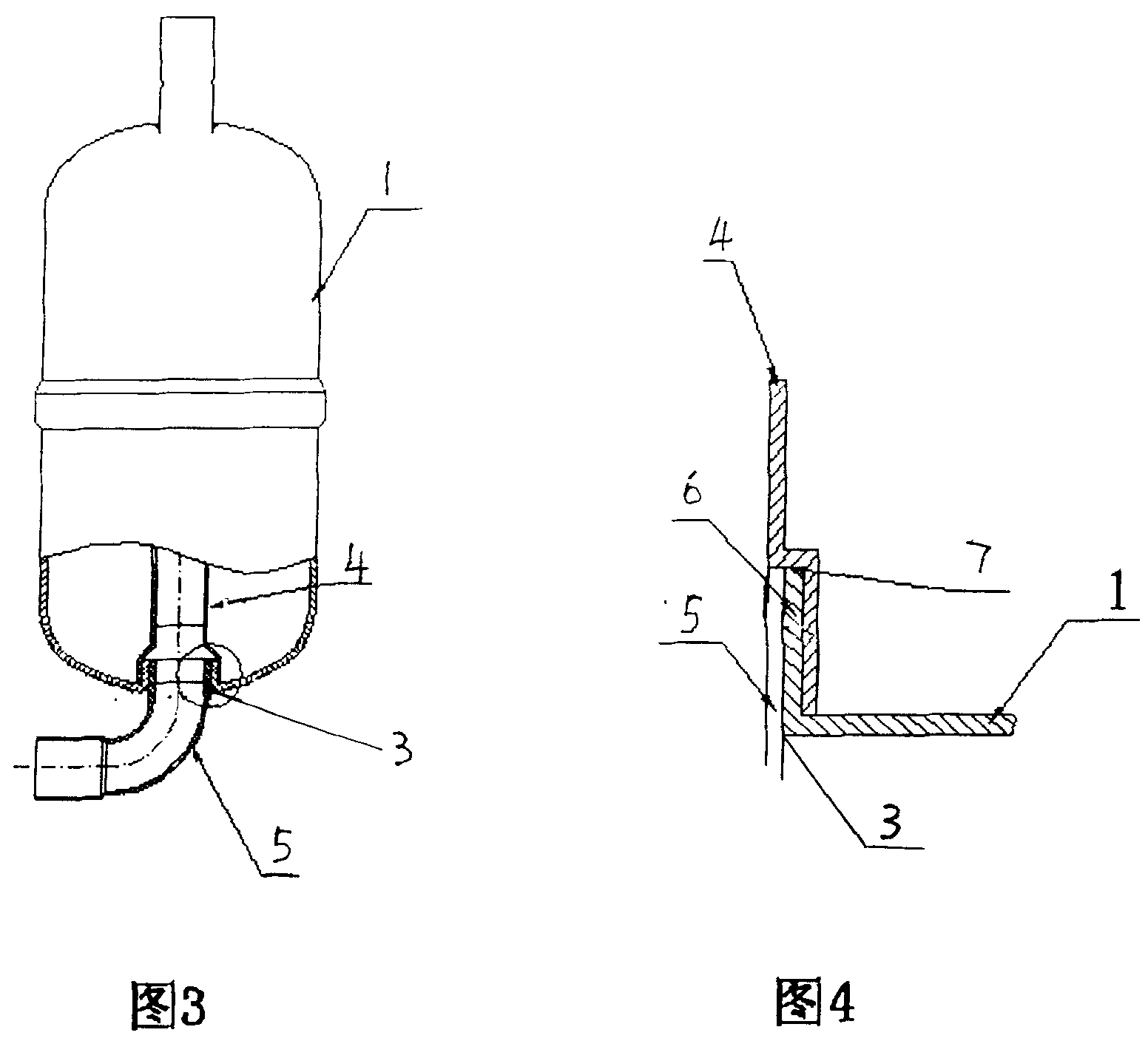 Machining process of liquid pipe for gas-liquid separator