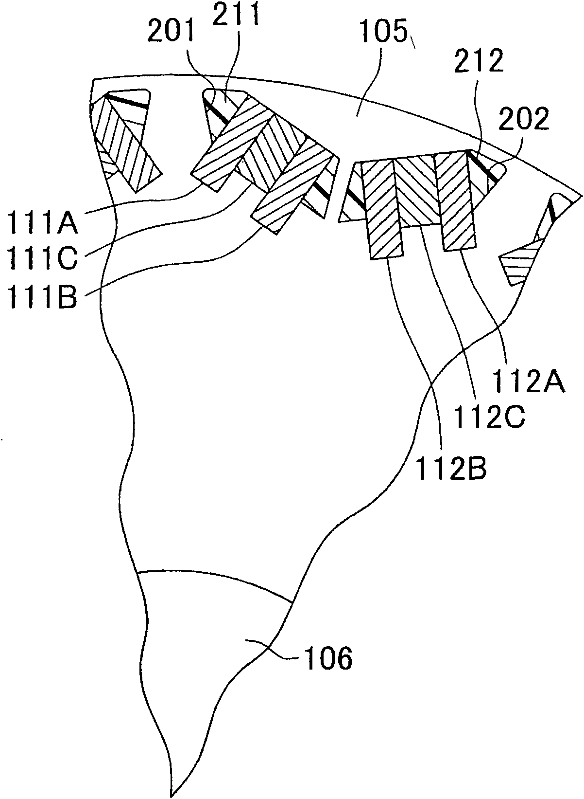 Rotor of rotary electric machine, and production method therefor