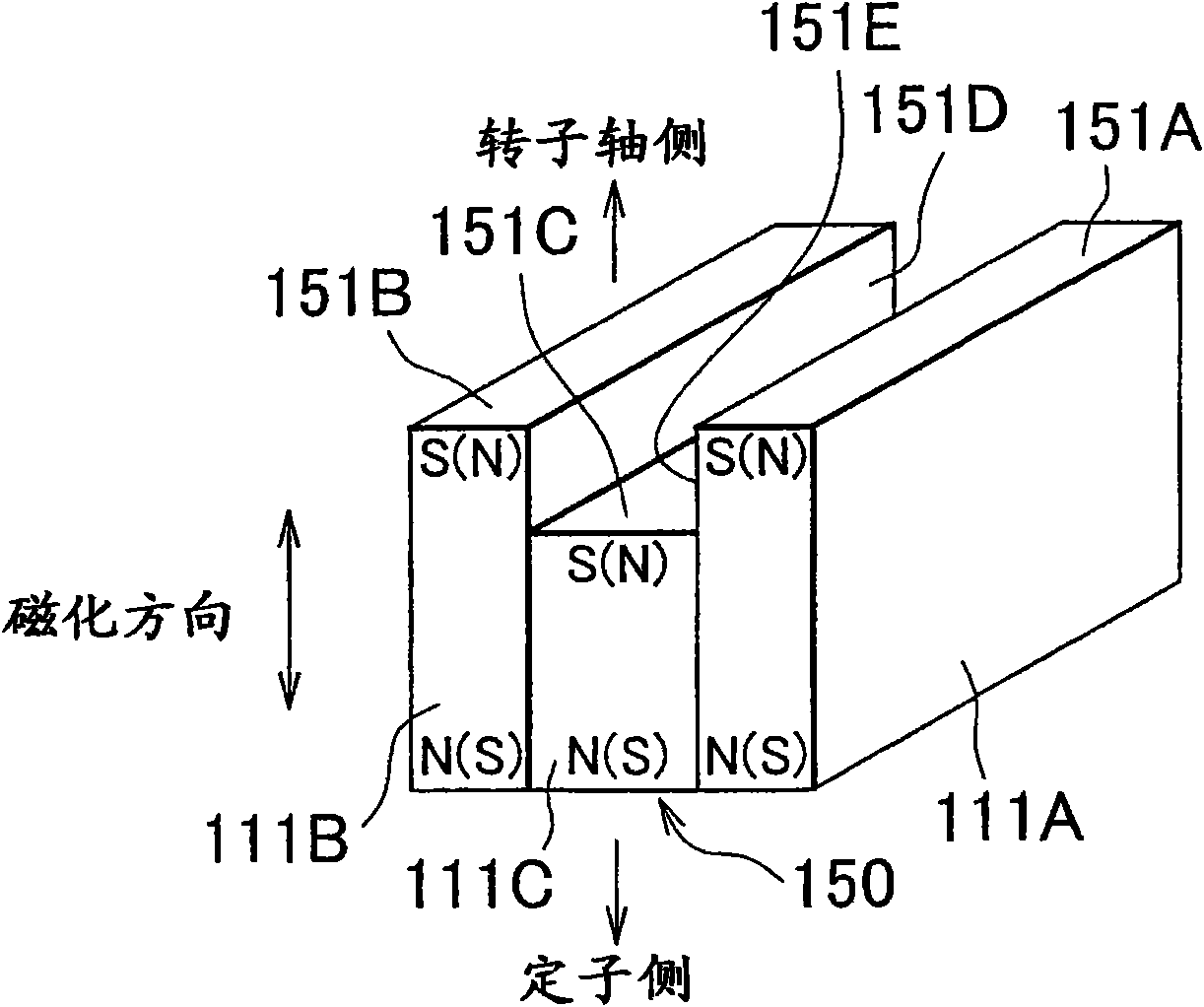 Rotor of rotary electric machine, and production method therefor