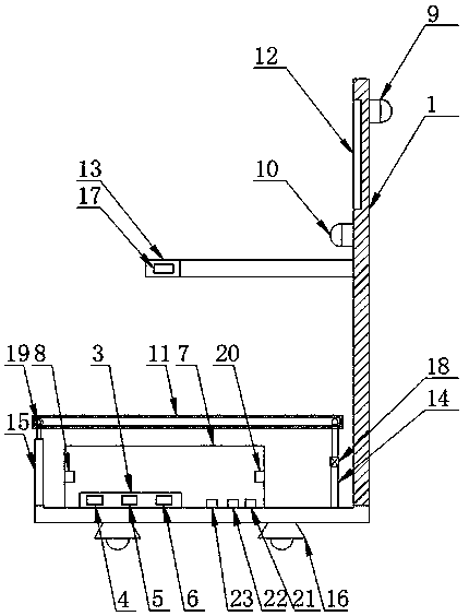 A water-cooled massaging mechanism for a treadmill and its working method