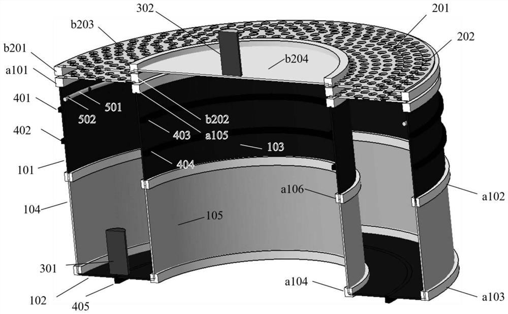 A Mixed Effect Ring Ion Thruster Based on Segmented Anodes