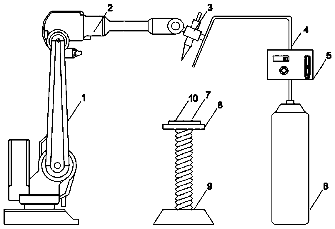 Preparation method of iron-based amorphous coating