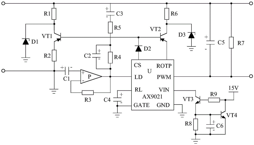 Constant-voltage-driven high-definition image processing system based on coupling circuit