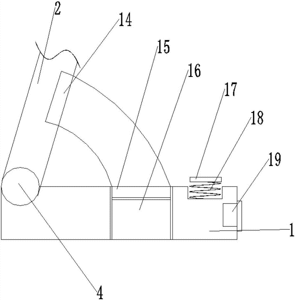 Transverse type guard bar of medicinal nursing bed