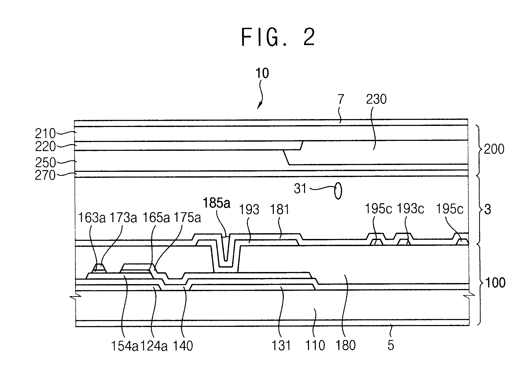 Array substrate and display device having the same