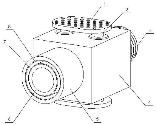 Connecting joint for spray connecting pipe of electric sprayer