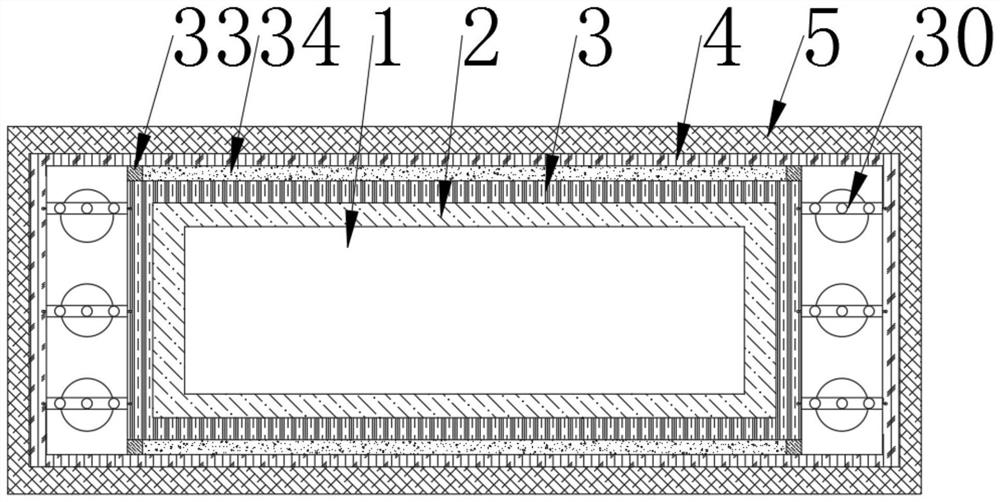 Lithium ion battery cell protection structure