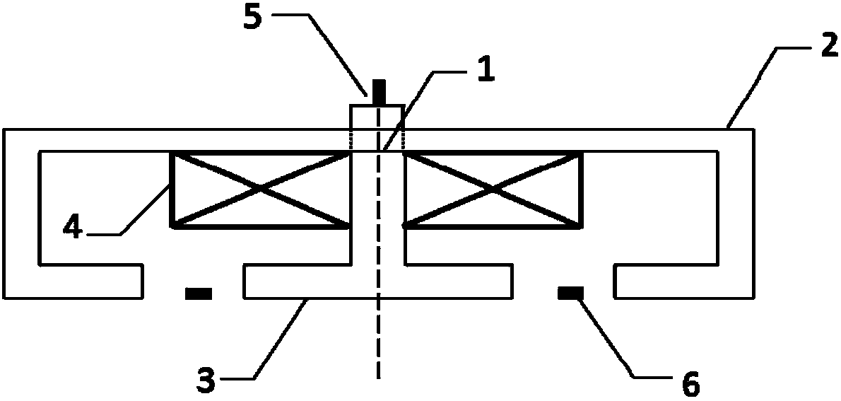 Placement type probe and visual quantitative evaluation method for damage detection of metal component