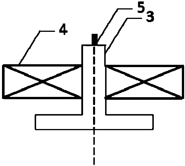 Placement type probe and visual quantitative evaluation method for damage detection of metal component